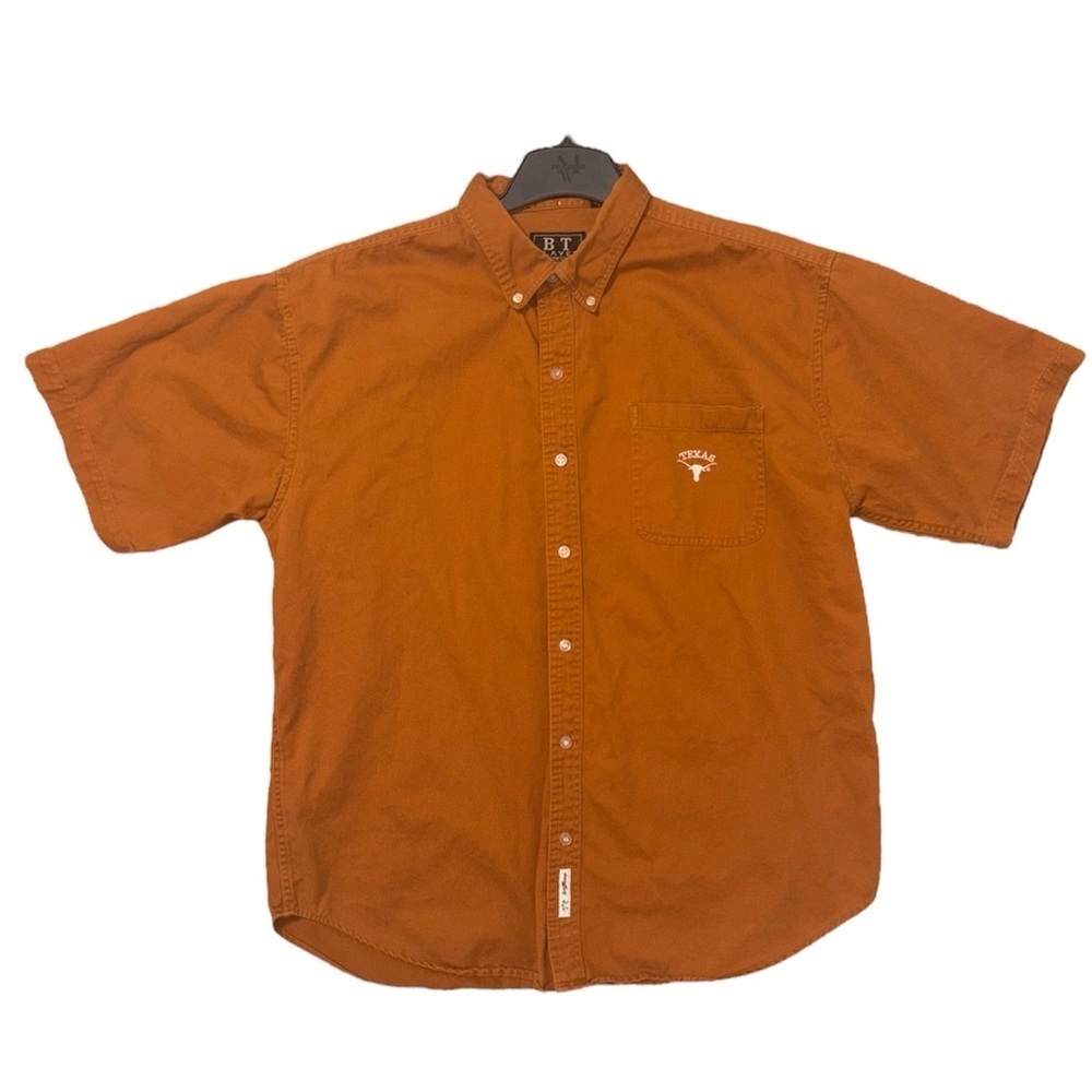 Texas Longhorns UT short-sleeved button-up shirt
